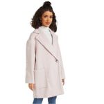 Topshop NWT Carly Long Coat Notched Lapel Patch Pockets in Light Pink Photo 36