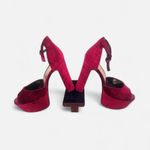 Kurt Geiger London Red Suede Platform Heels – EU 40.5 (US 9.5–10) Photo 2