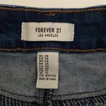 Forever 21  Blue Mini Pencil Skirt Casual ripped destroyed distressed, dark wash Photo 2