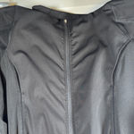 Tangerine  Full Zip Up Track Gym Active Black Jacket Size XXL EUC #2005 Photo 1