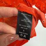 ASTR THE LABEL Shirt Womens Small Olympia Red Floral Print Long Sleeve Wrap Top Photo 4