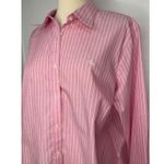 Ralph Lauren Womens Polo Classic Fit Striped Cotton Shirt Pink Size 1X Photo 5