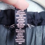 Victoria's Secret  Black Chiffon Bodysuit Blouse Photo 7