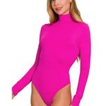Zenana Outfitters NWt Mock Neck Long Sleeve Bodysuit Photo 1