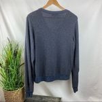 Wildfox  Gray Distressed Soft Long Sleeve V Neck Sweatshirt S Photo 1