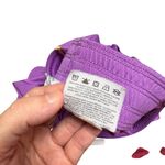 Nike  Dri-Fit Purple Yellow Racerstripe Drawstring Athletic Activewear Small Photo 6