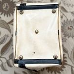 Vintage Bowling Bag Purse Handbag Carry On Mid Century Tweed Retro MCM Black Photo 5