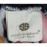 Simply Southern  Leopard Print Hoodie Black Animal Pattern Pullover Sweatshirt S Photo 4