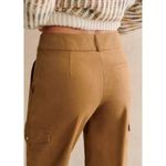 Sézane NWT Sezane Benicio Trouser in Caramel Cotton Chino Cargo Pants 46 / 14 Photo 7