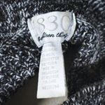 1830 Gray & White Coastal Grandma Cardigan Size Medium Cottagecore Bell Sleeve Photo 6