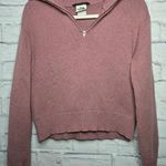 The North Face Crestview 1/4 zip cotton wool blend pullover sweater small. Photo 3