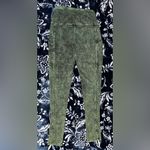 Zenana Outfitters Mineral Wash Wide Waistband Full Length Leggings in Army Green, NWOT Photo 3