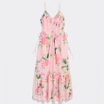 Vineyard Vines NWT Kentucky Derby Strappy Floral Maxi Dress in Pink Size 16 Photo 12