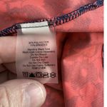 Title Nine Sleeveless Knit Dress Navy Coral Floral Fitted V-Neck Size XS Photo 5