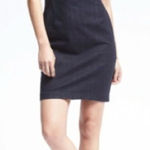 Banana Republic  dark‎ denim sheath dress Photo 0
