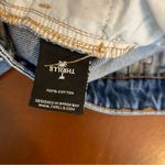 Thrills  Casey Straight Slim Barrel Jean Blue Wash Raw Hem Straight Leg size 4 Photo 7