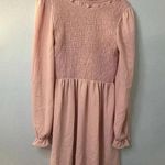 Everly  Dress Size Large Pale Pink Stretch Casual Flowy Photo 0