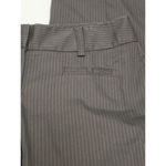 CAbi Women's Mid Rise Classic Fit Vertical Stripes Gray Dress Pants Size 10 Photo 4