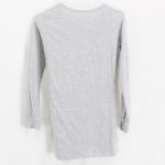 90s Vintage NATIONAL JEAN COMPANY Gray Long Sleeve T Photo 4