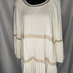 Melissa Paige Women’s Boho Peasant Tunic Top Blouse Bell Sleeves Sz XL NWOT Photo 0