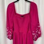 Torrid Pink Smocked Bodice Crinkle Skirt Mini Dress Sz.1 Photo 5