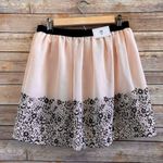 Gap Skirt Women’s Size XS Blush Pink Peach Floral Mini Pull On NWT Photo 1