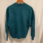 Vintage 90’s chunky aqua Southwest design Texas sweatshirt Blue Size L Photo 1