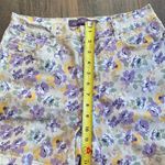 Gloria Vanderbilt  Purple and Yellow Floral Bermuda Shorts Photo 8