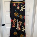 Farm Rio  x Anthropologie Floral Calla Flared Pants Bohemian Hawaiian small Photo 5
