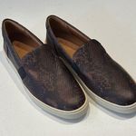 Frye Textured Brown Slip-On Loafers Photo 0