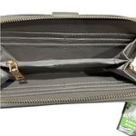 Badgley Mischka NWT! Full Size Grey Wallet with Cell Phone Holder Photo 4