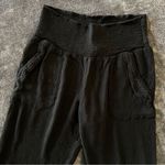Three Dots Black Gauze Wide-Leg Pants Photo 1