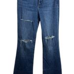 EXPRESS NWOT  Women’s High Rise Distressed Flare Jeans in Blue Size 2 Photo 2