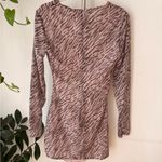 Mistress Rocks Elegant Mauve Patterned Midi Dress Photo 1