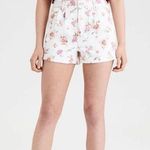 American Eagle  White Floral Mom Shorts High Rise 4 Photo 0