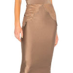 Michael Costello  x REVOLVE Philip‎ Midi in Taupe size XS Photo 0