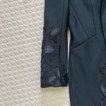 Alexis $759 NWOT  Embroidered Women's Black Coat Size M Photo 5