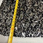 Stella & Dot  Black and Silver Sequin Skirt Medium Women Photo 6
