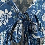 Taylor & Sage NWT Floral Boho Top Ruffle Tie Kimono Top Small Photo 6