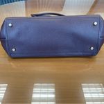 Coach Women's Swagger Carryall Pebble Leather Satchel Bag Oxblood Maroon Photo 4