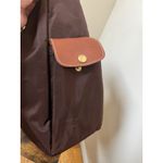 Longchamp  Le Pliage FLAW Nylon Adjustable Strap Messenger Bag Chocolate Brown Photo 5