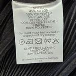 Rachel Gilbert Zion Mini Dress in Black with Feather Trim Size US 4 Photo 10