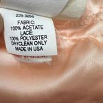 Vintage 1980's Lace and Satin Formal Dress Union Made Size 4 Orange Photo 7