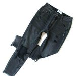One Teaspoon NWT High Waist Freebirds in Double Bass Black Destroyed Jeans 25 Photo 0