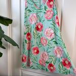 Heimish USA Floral Swim Cover Dress Blue Small Photo 33