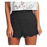 Monteau Women’s extra small Black shorts with scallop hem​ Photo 3