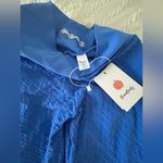 BOOM BOOTY blue textured leggings women size Large 🍑 Photo 1