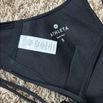 Athleta  Black Strappy Back Detail Swim Bikini Top Sz S Photo 3