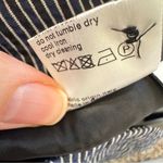 Akris Punto  Blue Striped Ankle Straight Leg Trouser Dress Pants Womens 8 Preppy Photo 4