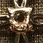 Designer 14K Yellow Gold Round Diamond Solitaire Scroll Detail Cross Pendant Photo 9